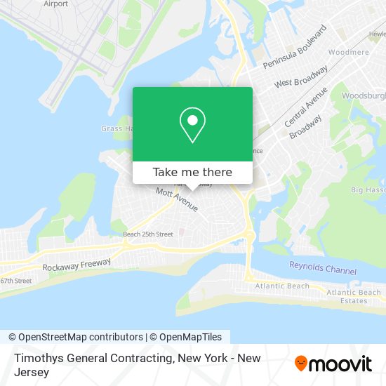 Timothys General Contracting map