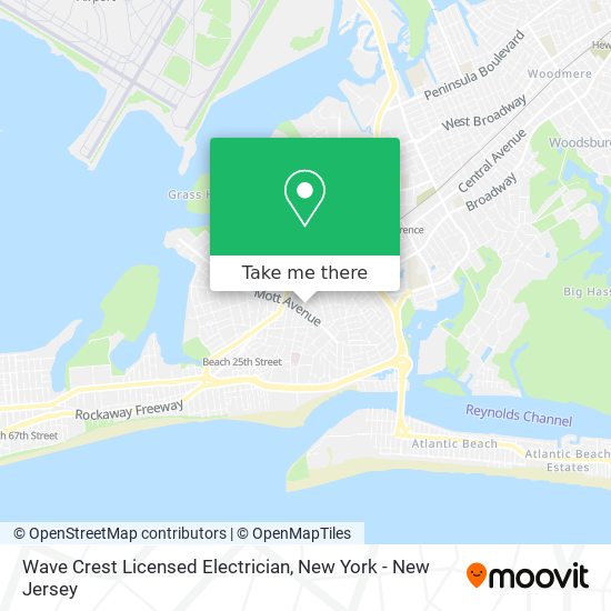 Mapa de Wave Crest Licensed Electrician