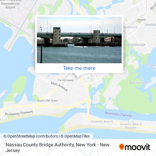 Nassau County Bridge Authority map