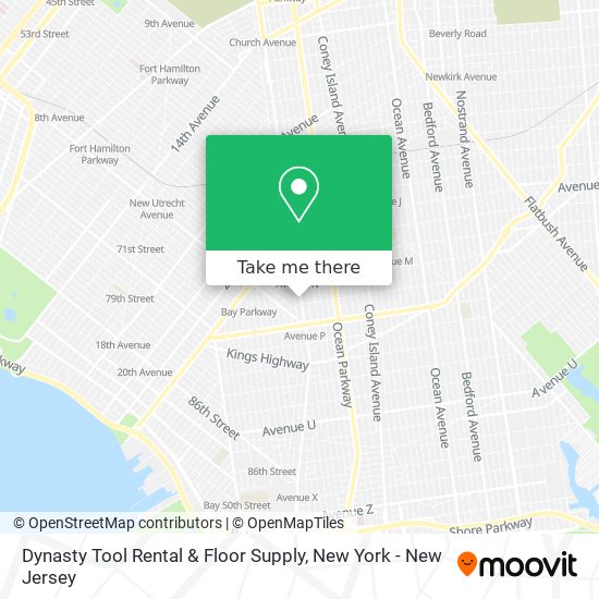 Dynasty Tool Rental & Floor Supply map