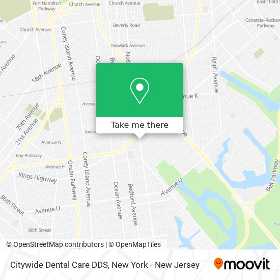 Mapa de Citywide Dental Care DDS