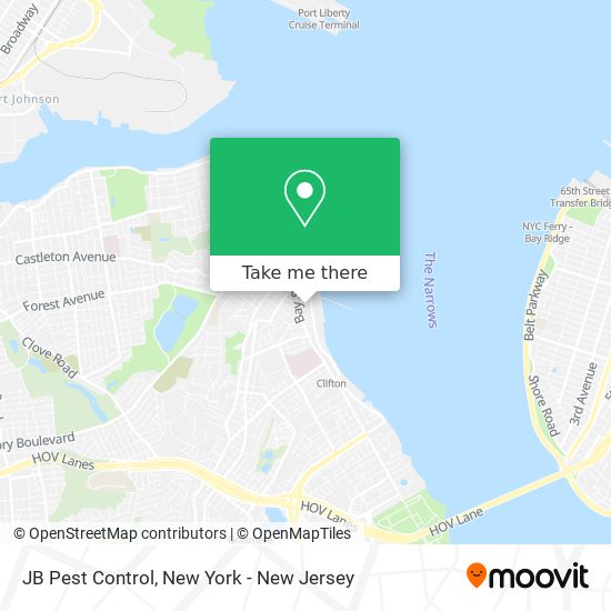 JB Pest Control map