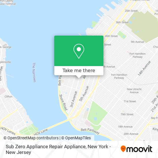 Mapa de Sub Zero Appliance Repair Appliance