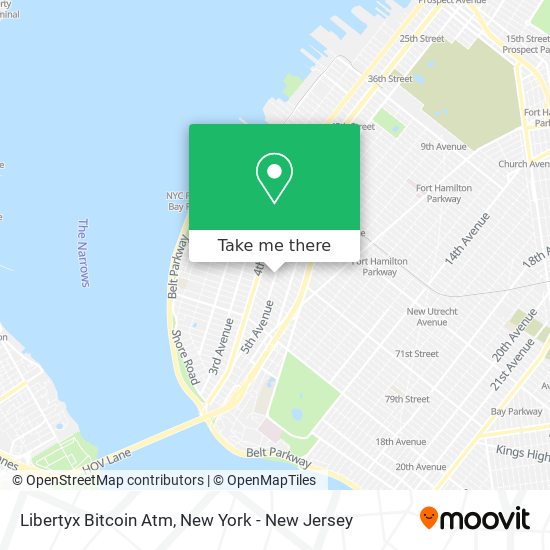 Mapa de Libertyx Bitcoin Atm