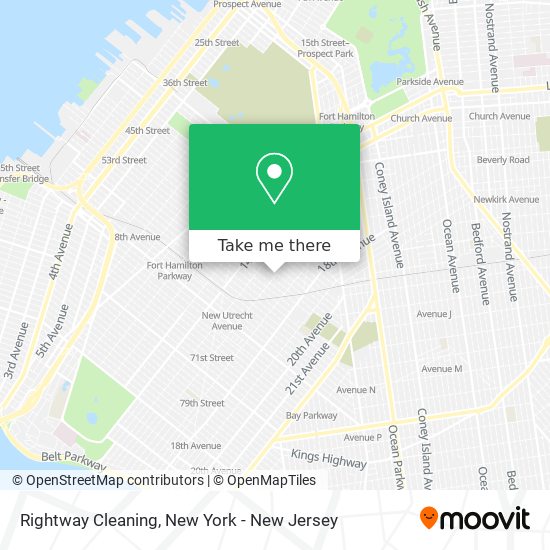 Rightway Cleaning map