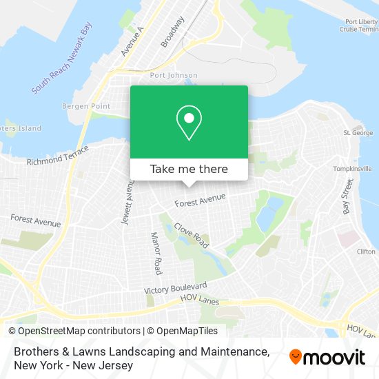 Brothers & Lawns Landscaping and Maintenance map