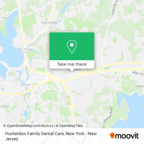 Mapa de Hunterdon Family Dental Care
