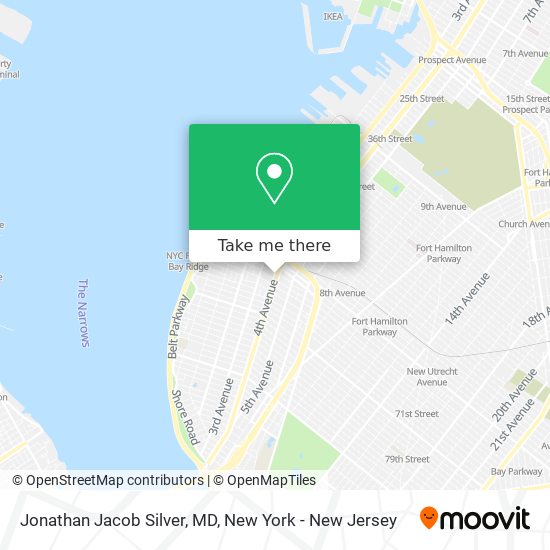 Mapa de Jonathan Jacob Silver, MD