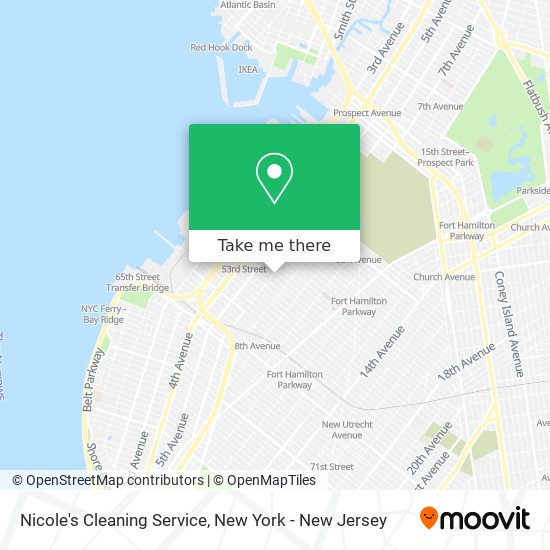 Nicole's Cleaning Service map