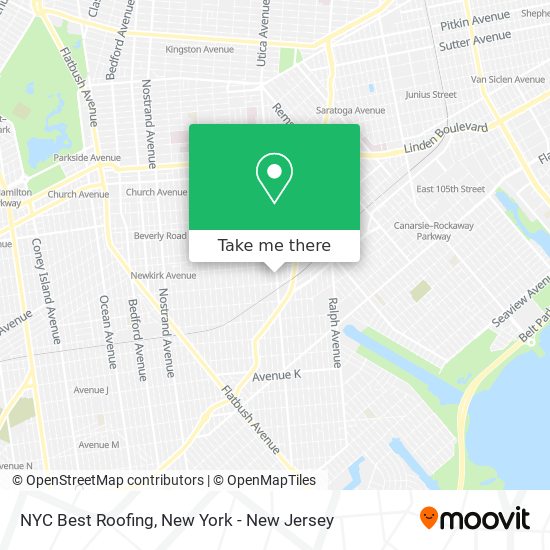 Mapa de NYC Best Roofing