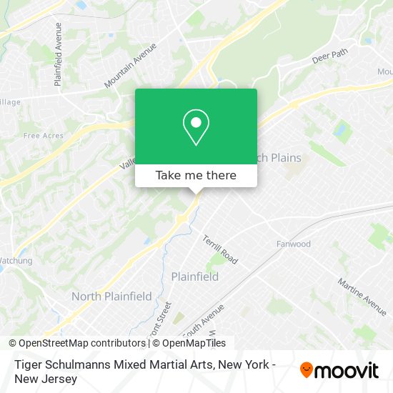 Tiger Schulmanns Mixed Martial Arts map