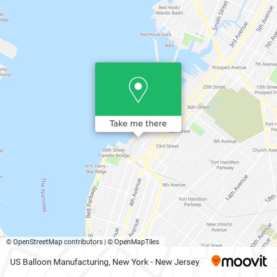 US Balloon Manufacturing map