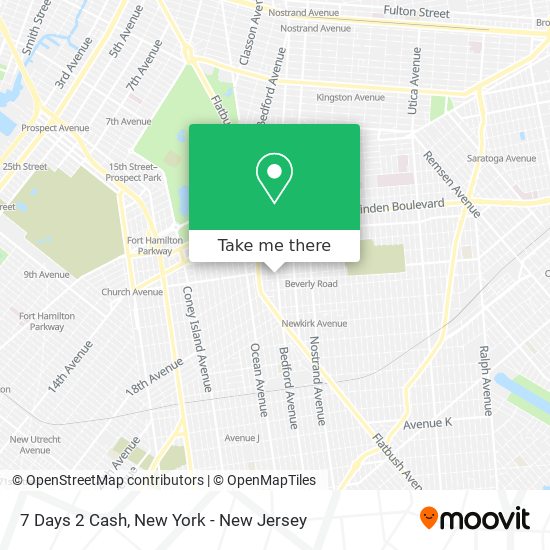 7 Days 2 Cash map