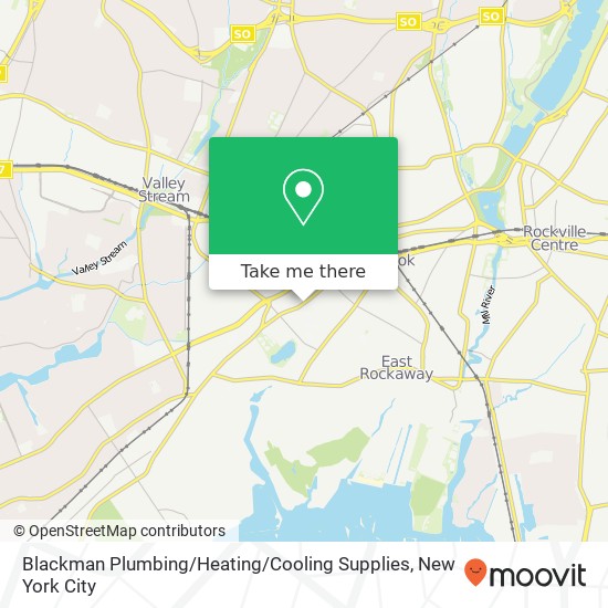 Mapa de Blackman Plumbing / Heating / Cooling Supplies