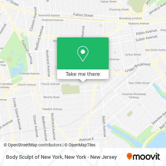 Body Sculpt of New York map