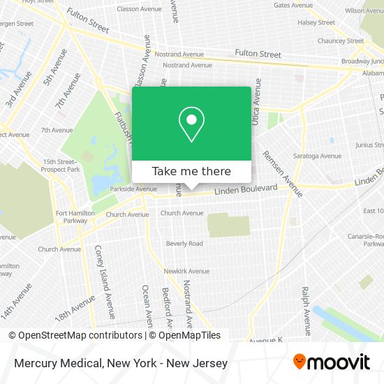 Mapa de Mercury Medical