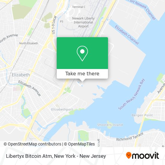 Mapa de Libertyx Bitcoin Atm