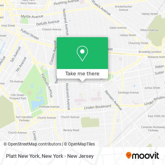 Mapa de Platt New York