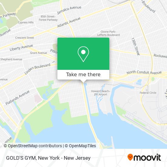 GOLD'S GYM map