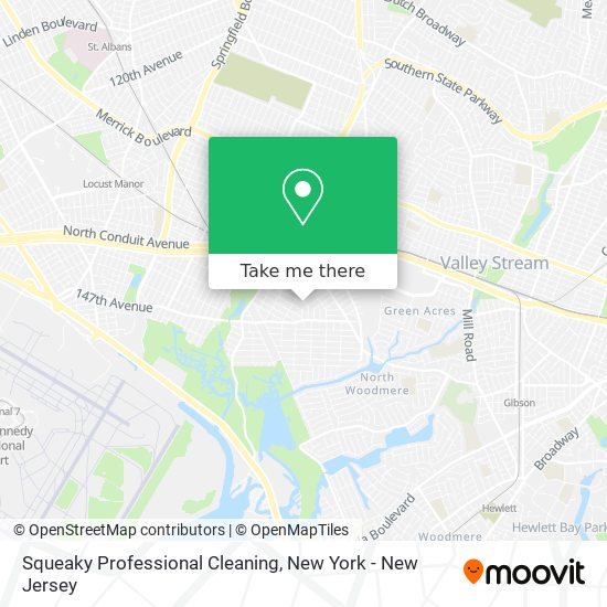 Mapa de Squeaky Professional Cleaning