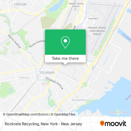 Rockrete Recycling map