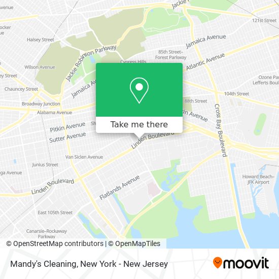 Mandy's Cleaning map