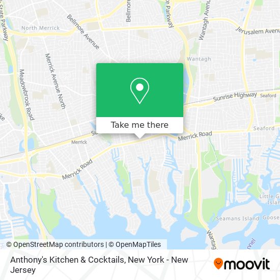 Anthony's Kitchen & Cocktails map