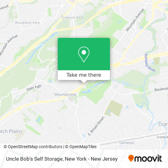 Uncle Bob's Self Storage map