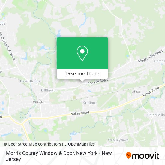 Mapa de Morris County Window & Door