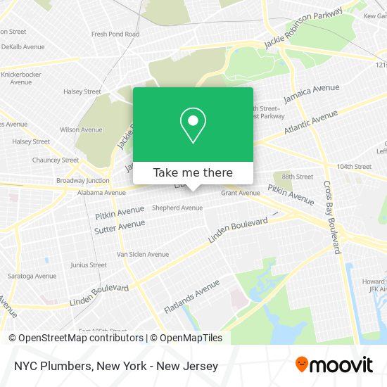 NYC Plumbers map