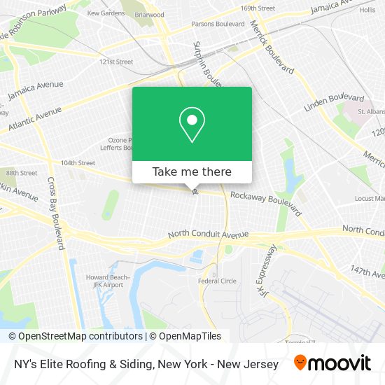 Mapa de NY's Elite Roofing & Siding