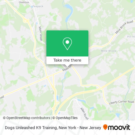 Dogs Unleashed K9 Training map