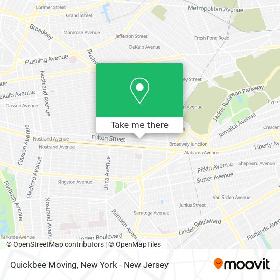 Mapa de Quickbee Moving