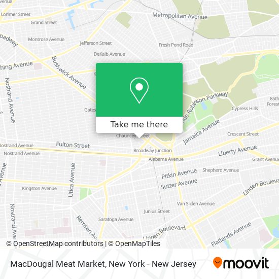 MacDougal Meat Market map