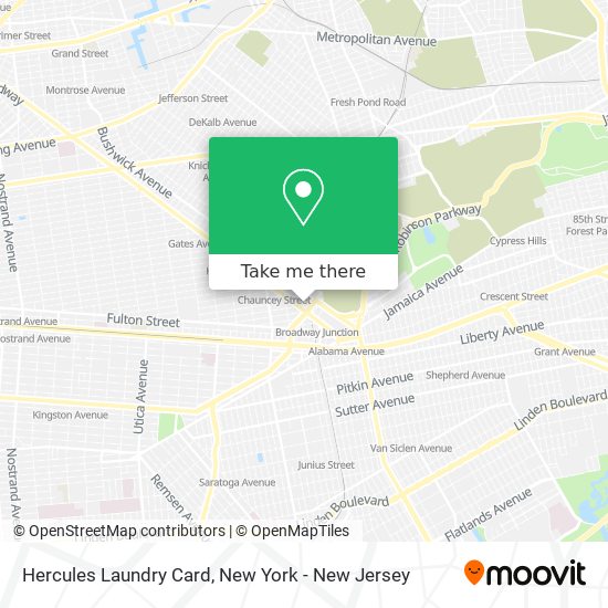 Hercules Laundry Card map