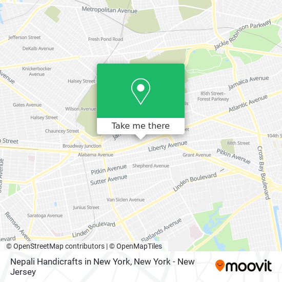 Nepali Handicrafts in New York map
