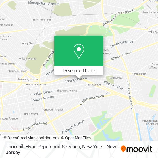 Thornhill Hvac Repair and Services map