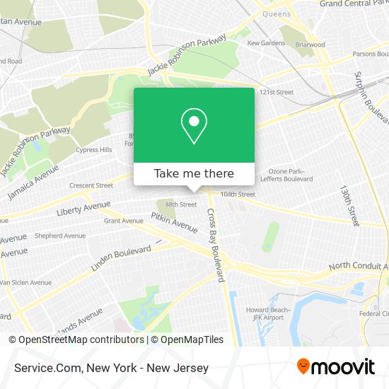 Service.Com map