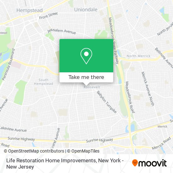 Life Restoration Home Improvements map