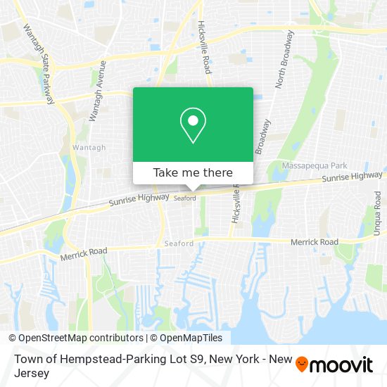 Town of Hempstead-Parking Lot S9 map