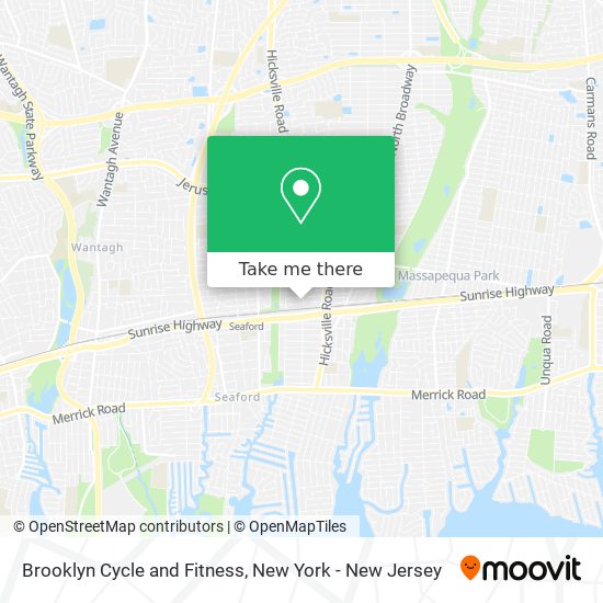 Mapa de Brooklyn Cycle and Fitness