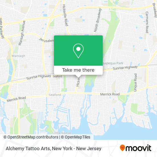 Alchemy Tattoo Arts map