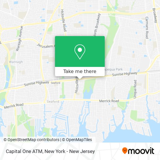 Capital One ATM map