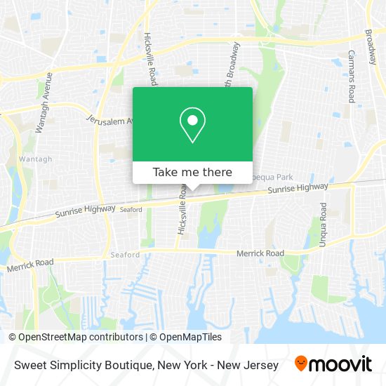 Sweet Simplicity Boutique map