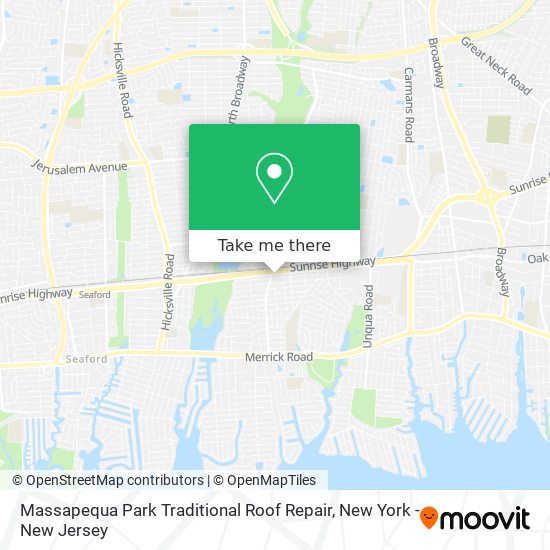 Mapa de Massapequa Park Traditional Roof Repair