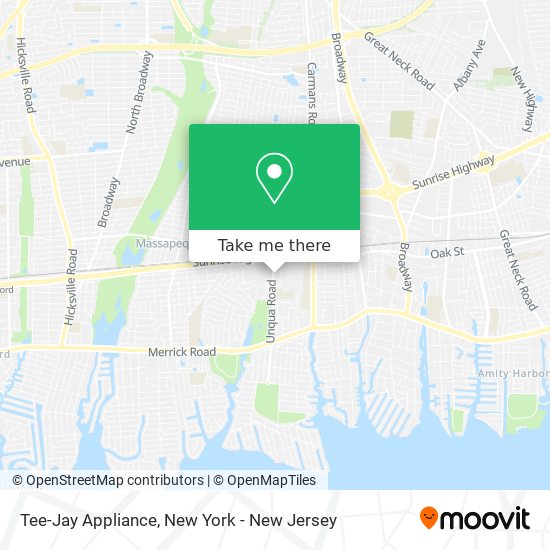 Tee-Jay Appliance map