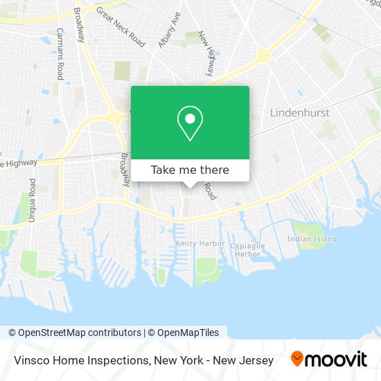Vinsco Home Inspections map