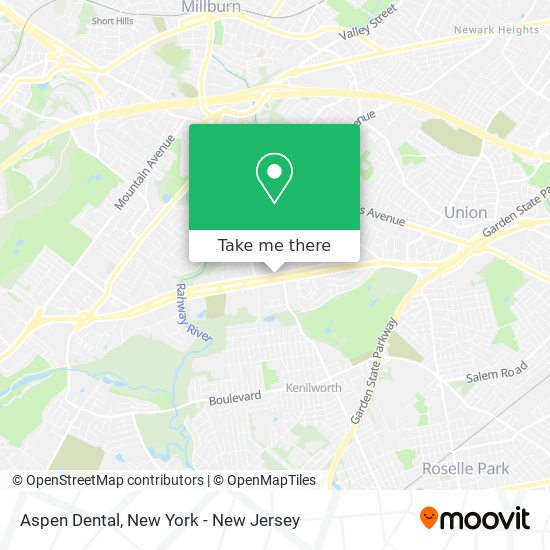 Aspen Dental map