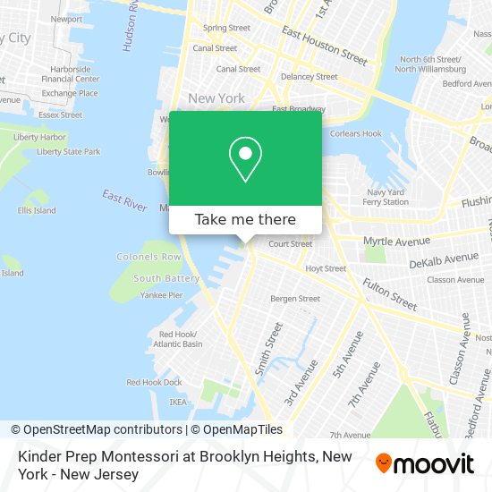 Kinder Prep Montessori at Brooklyn Heights map