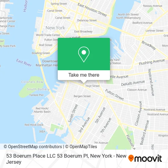 53 Boerum Place LLC 53 Boerum Pl map